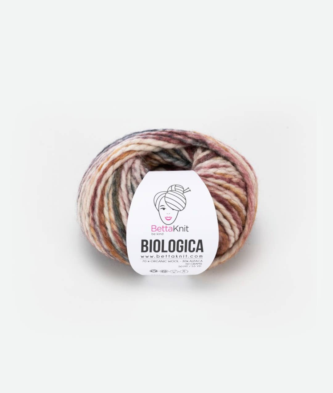 BettaKnit - Biologica print - 70% biologische wol, 30% alpaca garen: Fall