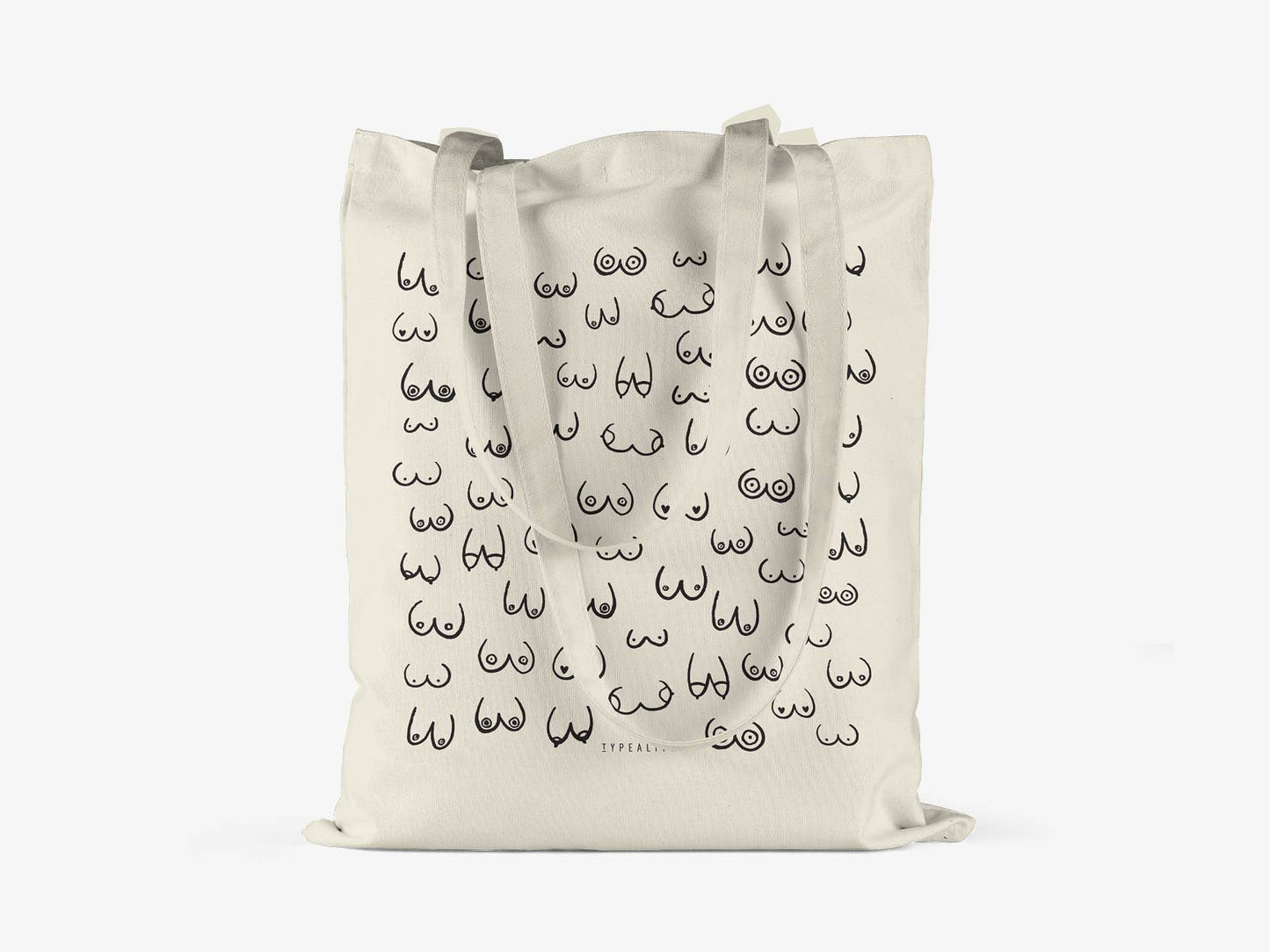 typealive - Katoenen tas/borsvrienden 'nature'