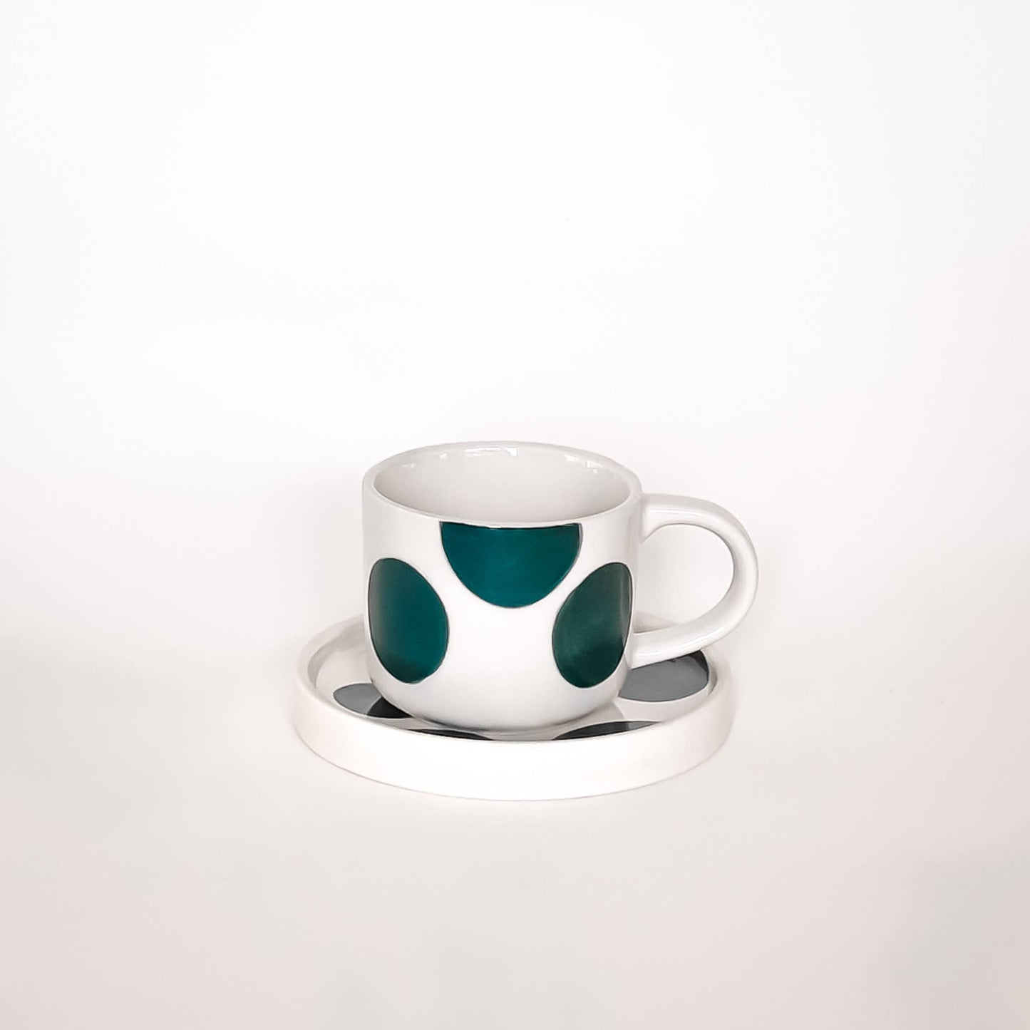 Magazin Minori - Espresso Dots - zacht groen (2-delige set - 4 stuks)