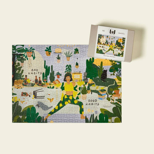 Wonderpieces - Puzzel »Good Habits, Bad Habits« van Y.Illustrations