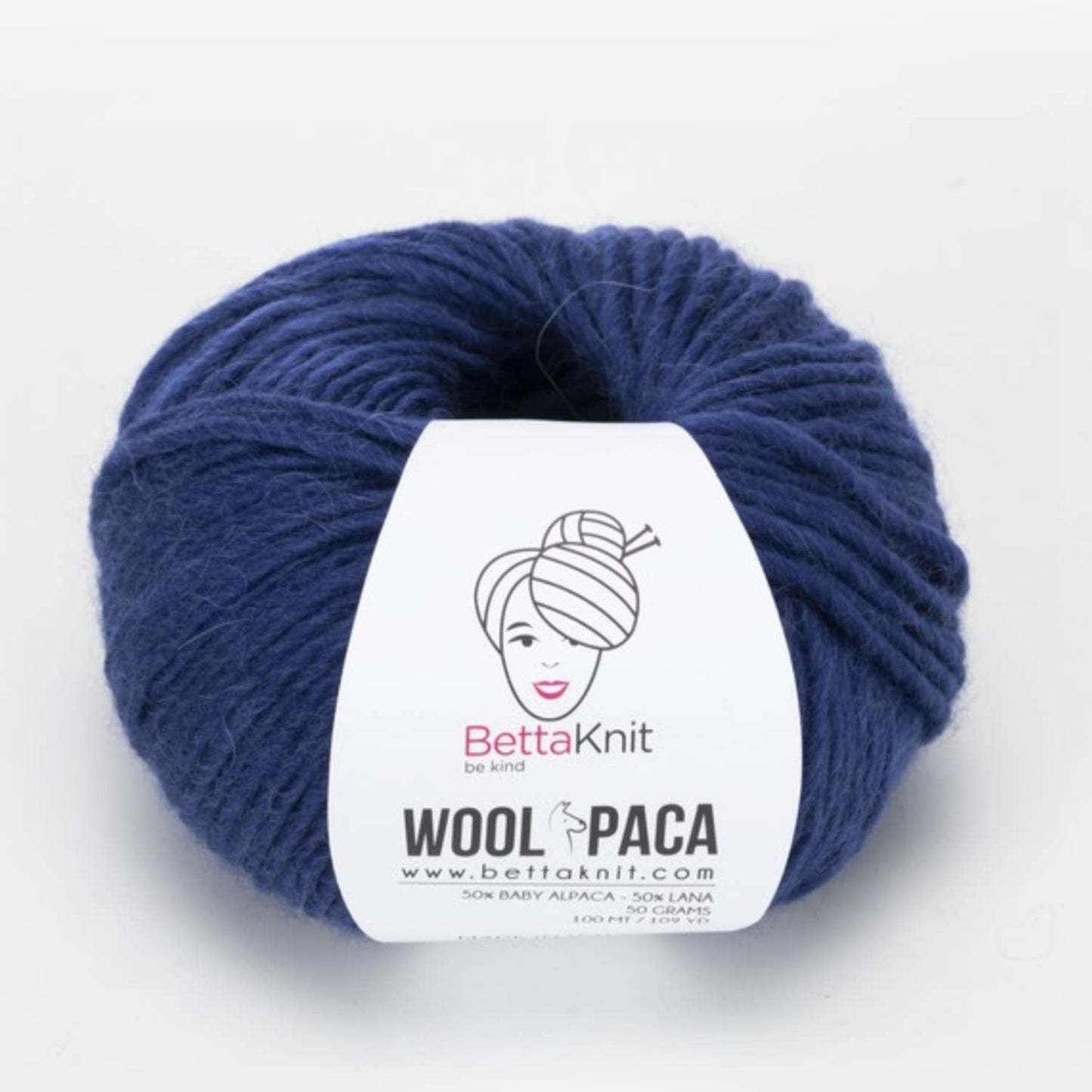BettaKnit - Woolpaca, alpacawol: Indigo