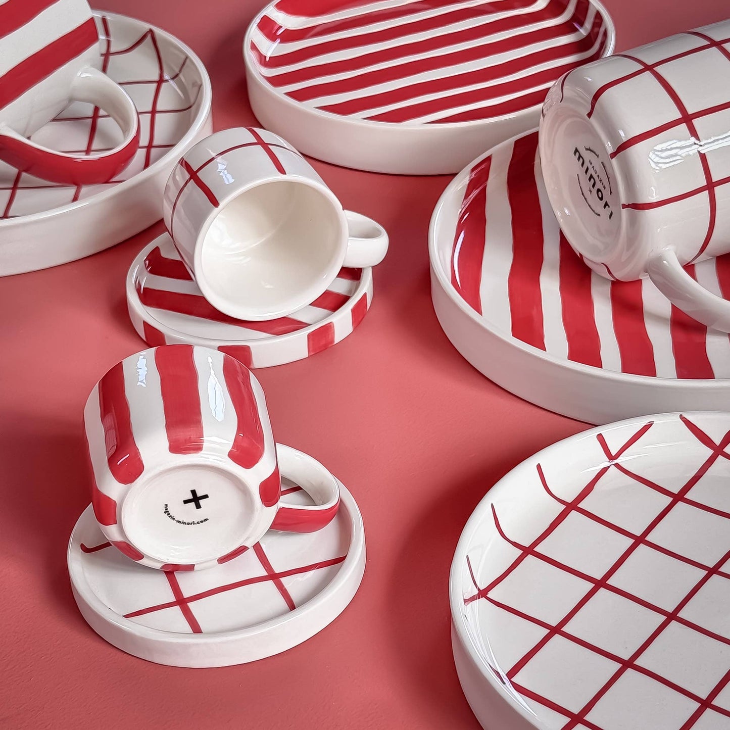 Magazin Minori - Schaal Grid - tramonto rood