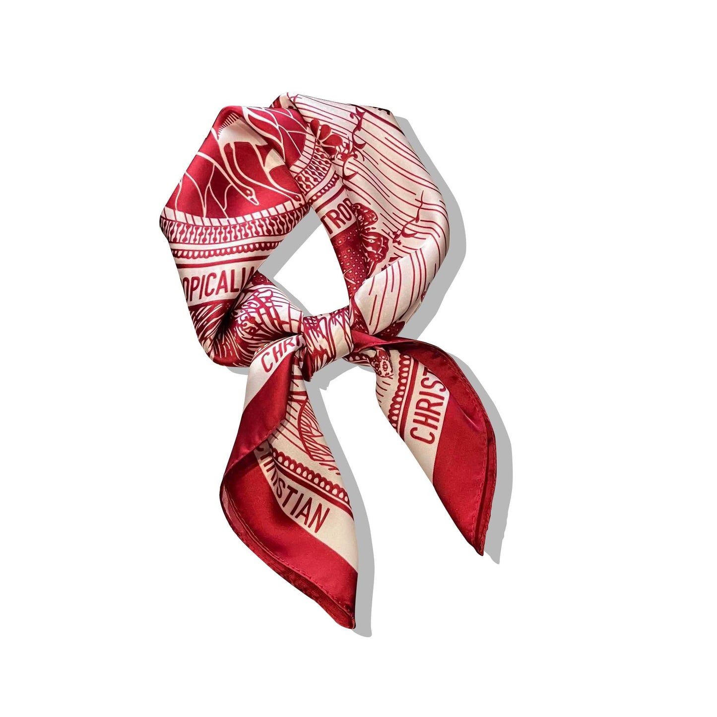 Lourens Exclusive - Sjaaltje - trendy kleurrijk - 70 x 70cm - silk