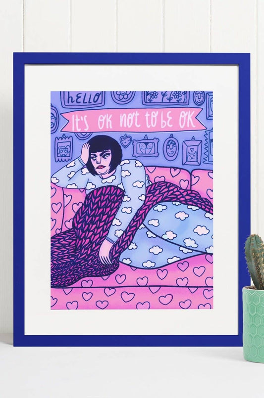 Chiaralascura - Stampa - het is oké om niet oké te zijn: Senza kroonlijst / A4