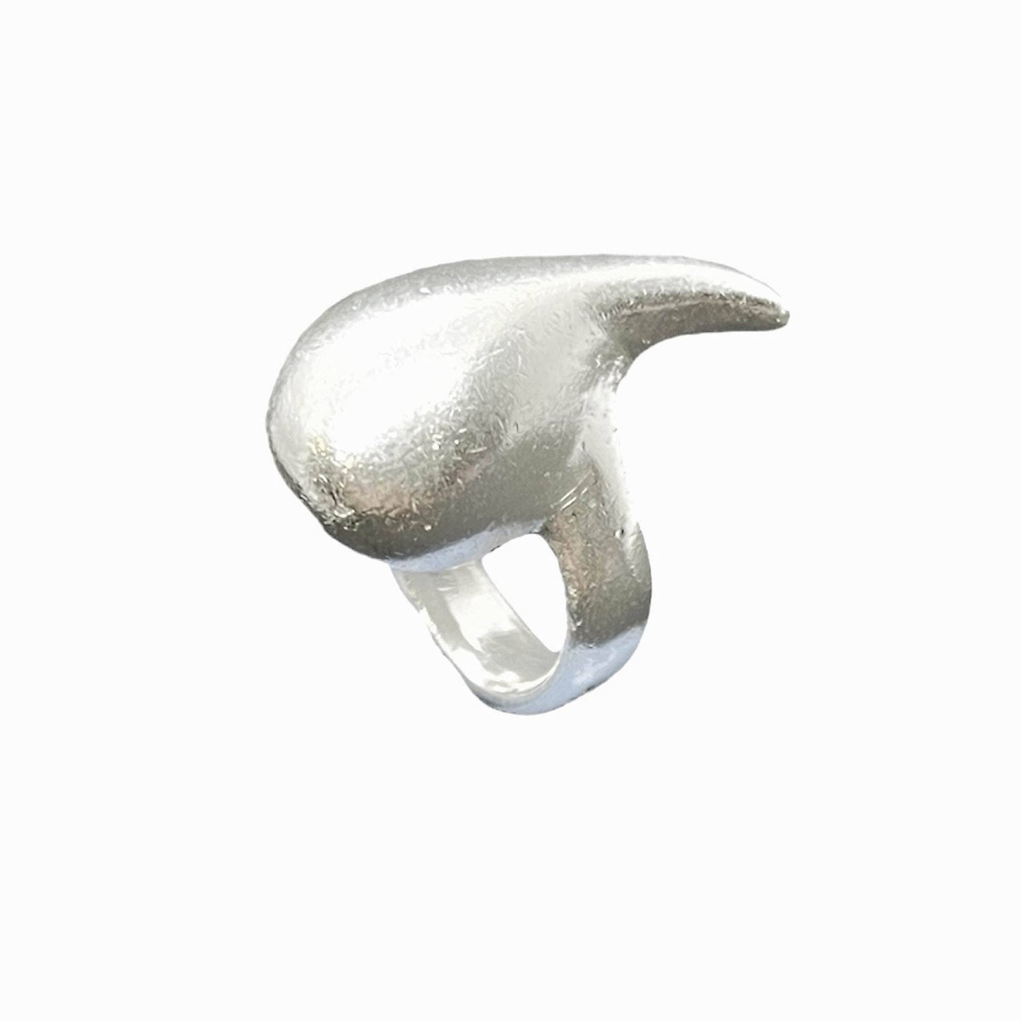 Gloria Mago - Gota verzilverde ring