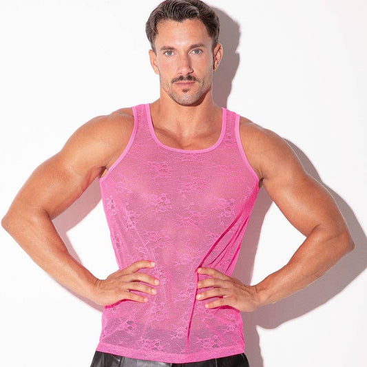 CODE 22 - 9778-32_FUCHSIA_KANTEN TANKTOP: FUCSHIA / M