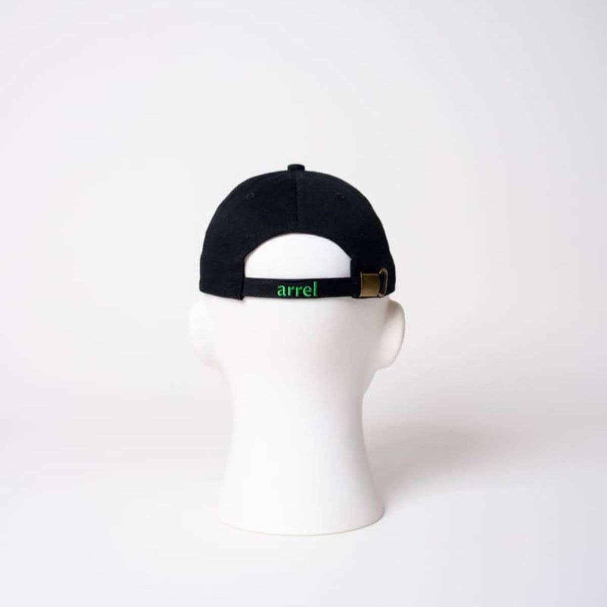 arrel - responsible apparel - Matcha club Premium Dad Cap - zwart & groen