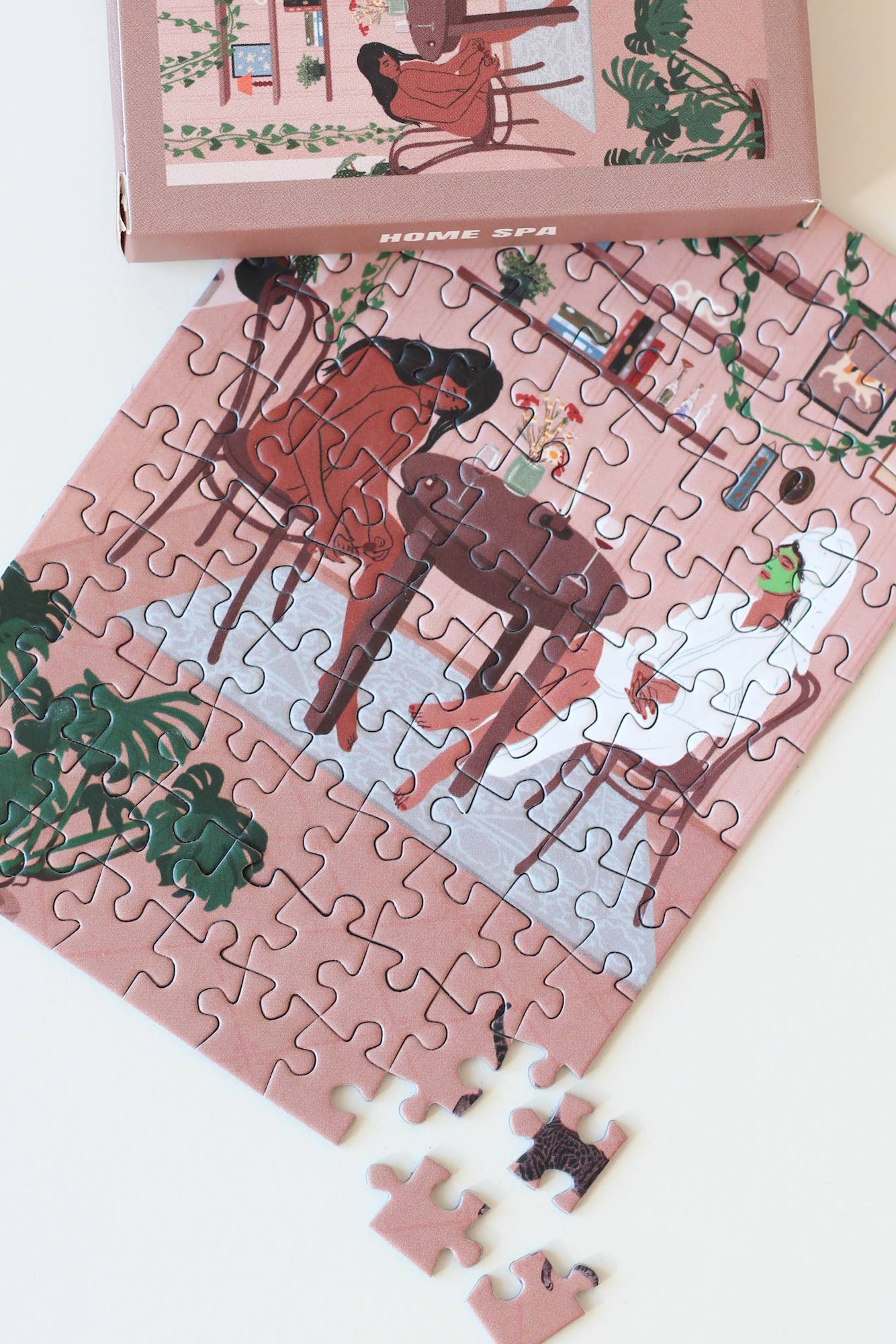 Piecely Puzzles - Home Spa mini-puzzel, 99 stukjes