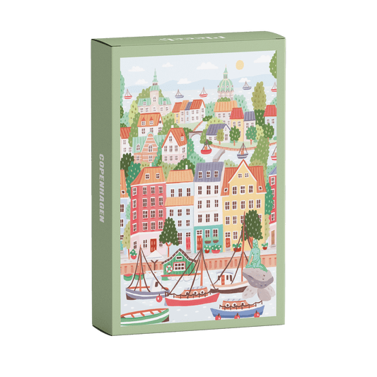 Piecely Puzzles - Mini puzzle Kopenhagen, 99 stukjes