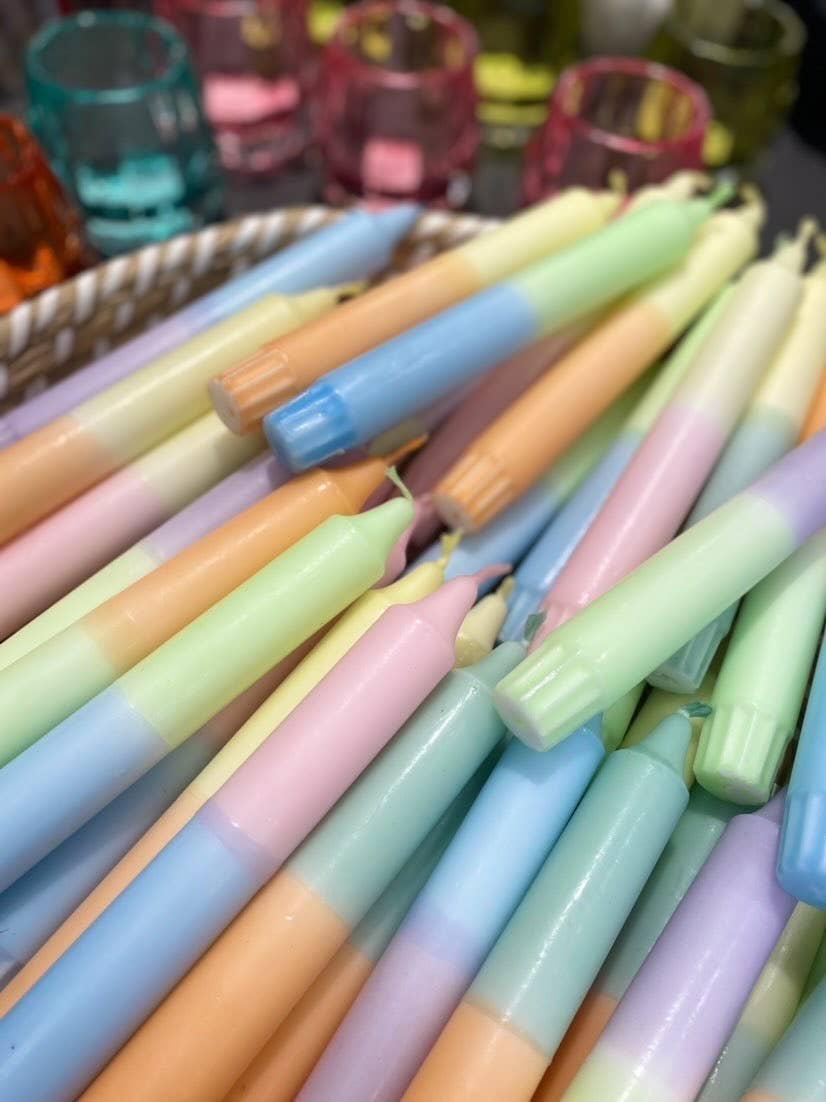 Dippy pastel candles