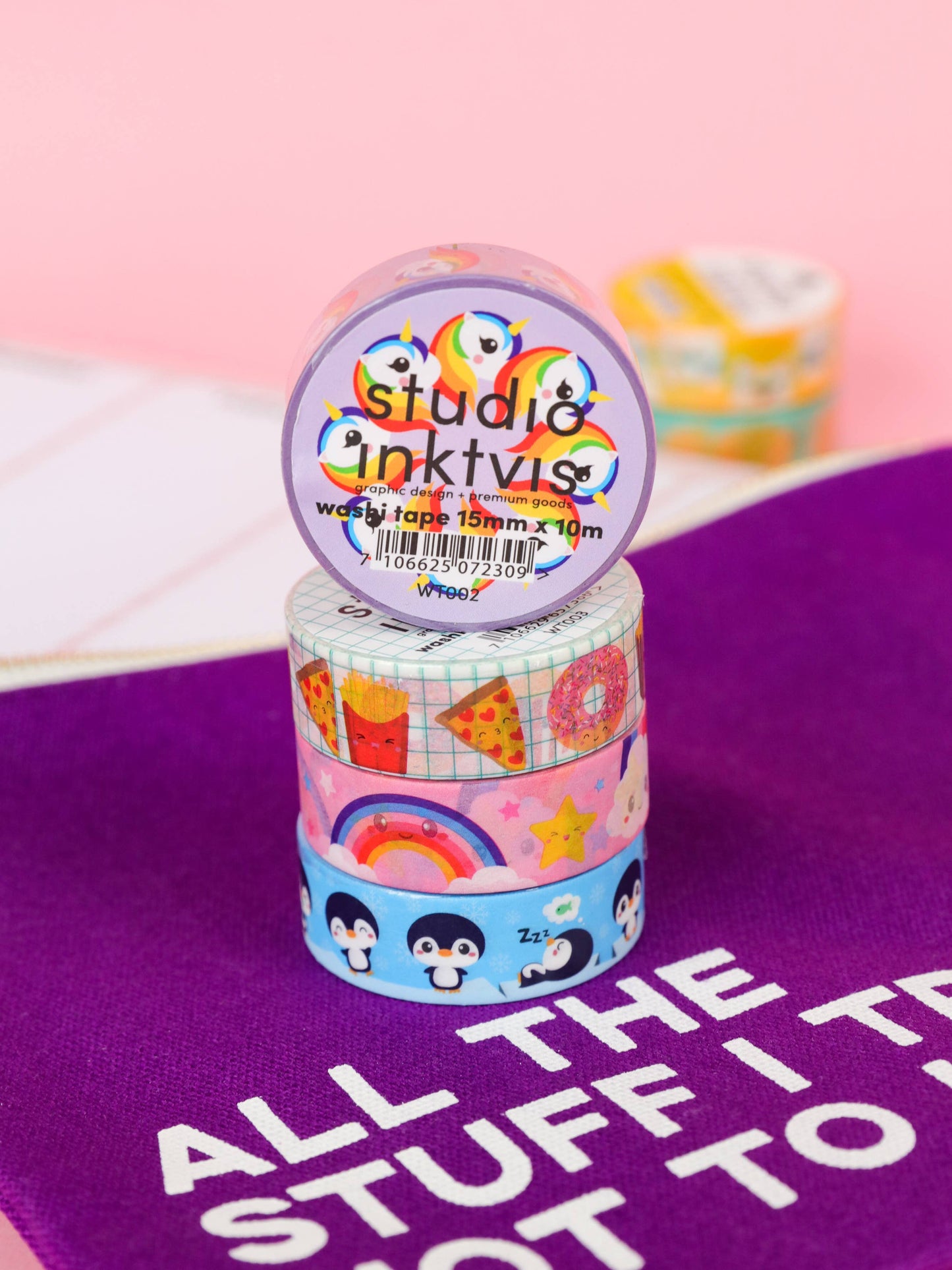 Studio Inktvis B.V. - Washi tape met wolk en regenboog