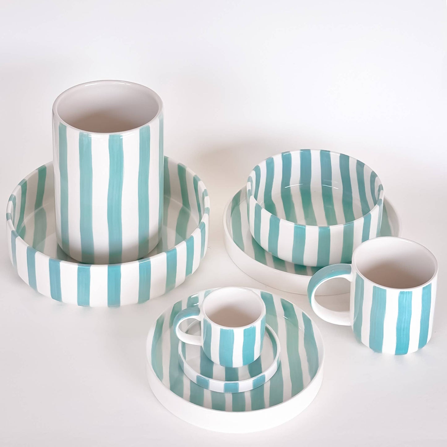 Magazin Minori - Schaal Strepen - amalfi mint