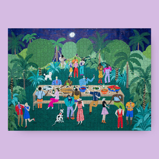 Das Puzzle Kollektiv - Middernacht in het paradijs puzzel - 1000 stukjes
