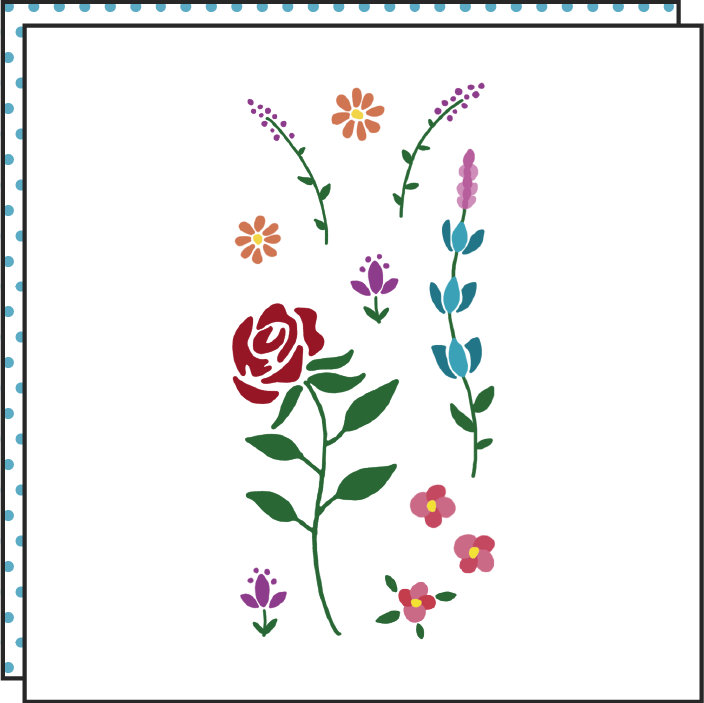 Tattoonie - MINI FLORALS tijdelijke tattoo (set van 2)