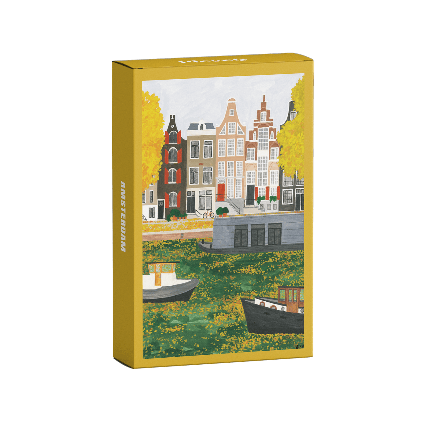 Piecely Puzzles - Amsterdam mini puzzel, 99 stukjes