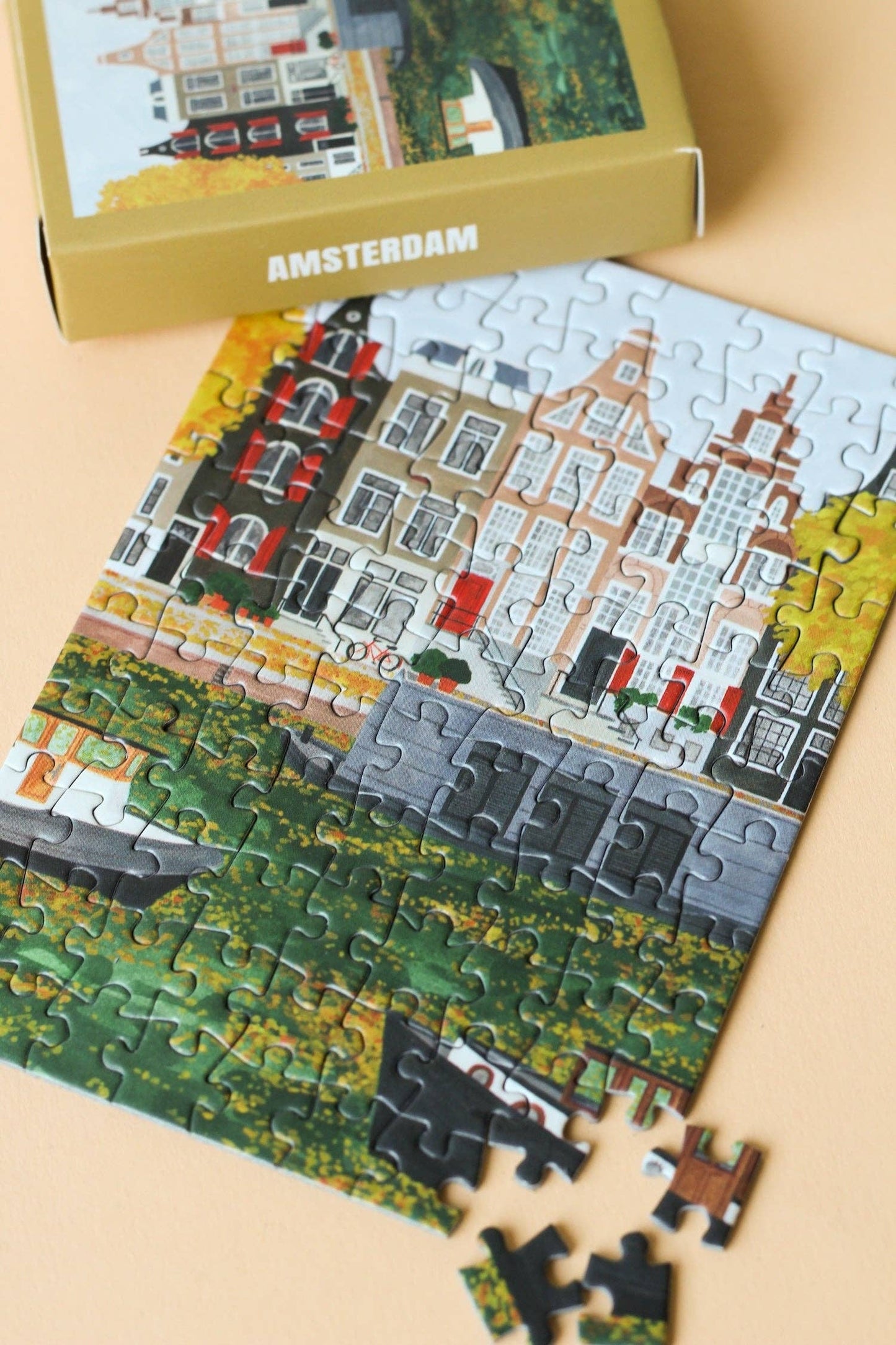 Piecely Puzzles - Amsterdam mini puzzel, 99 stukjes