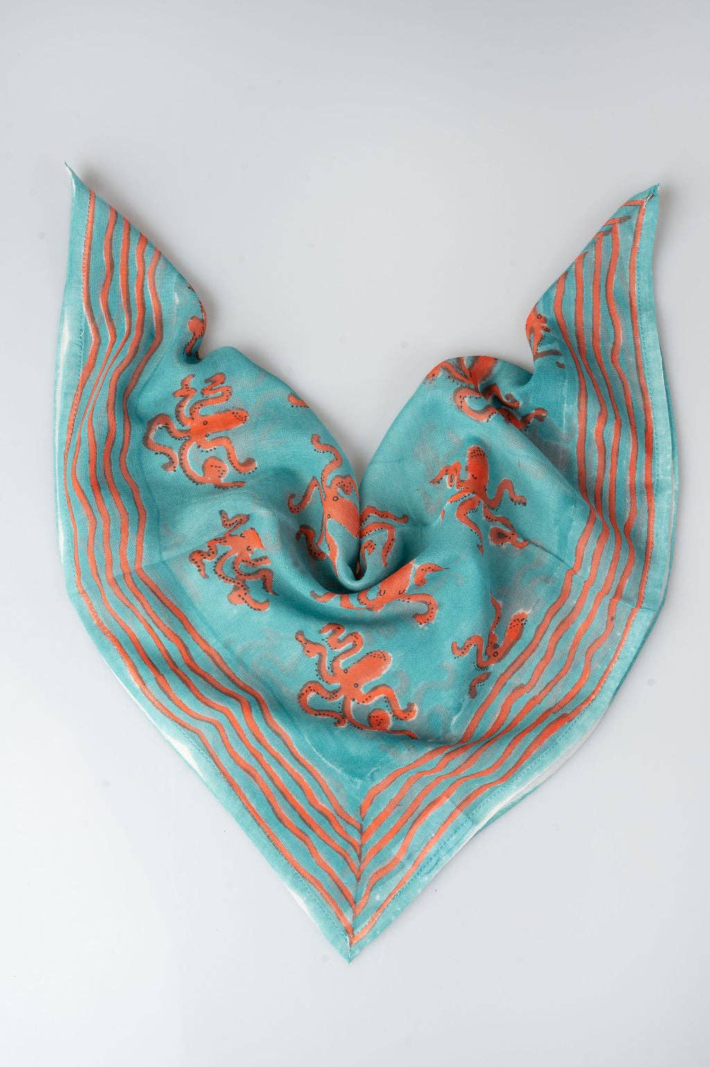 KORES ACCESSORIES - Blauwe Octopus Bandana