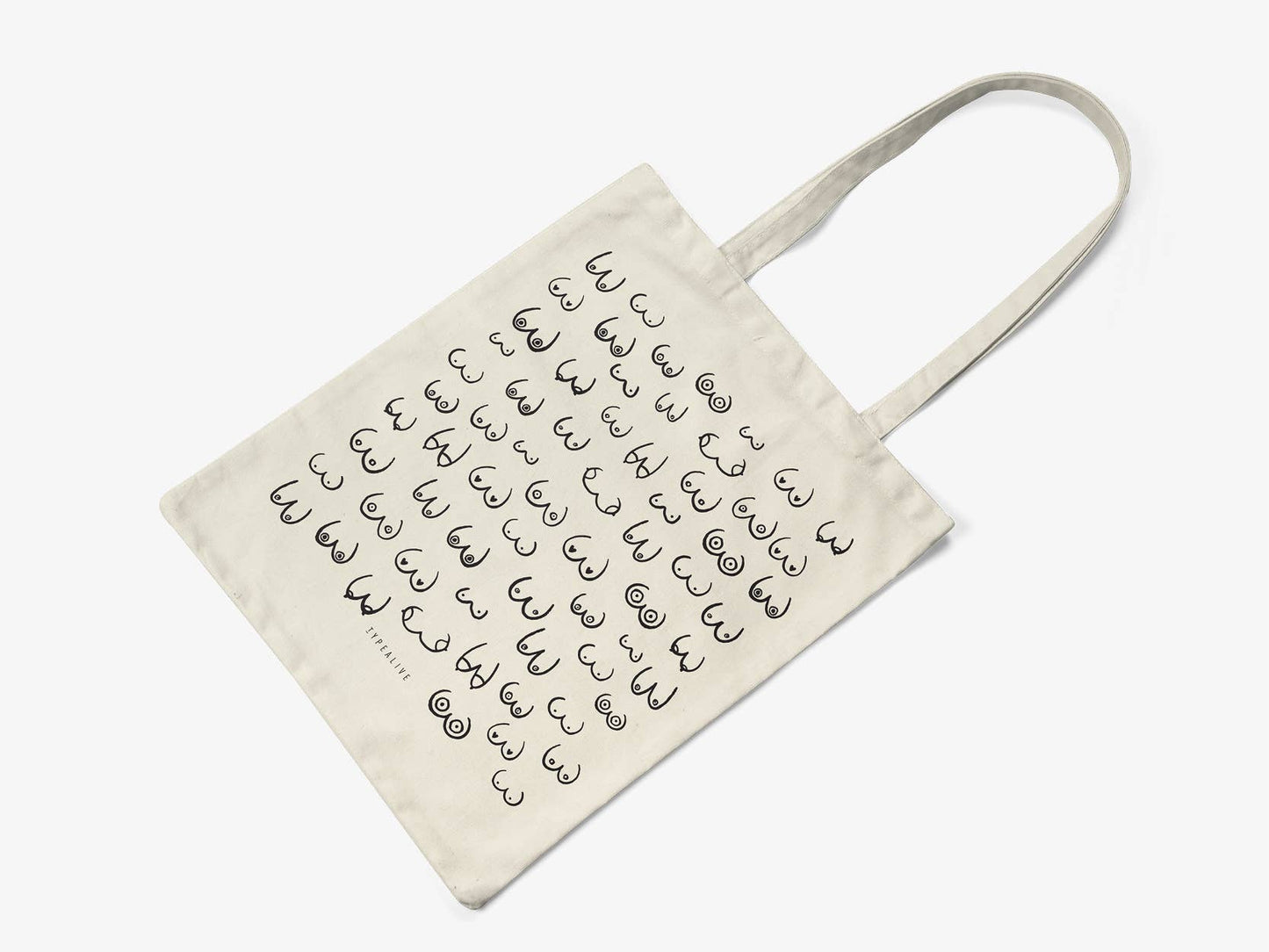 typealive - Katoenen tas/borsvrienden 'nature'