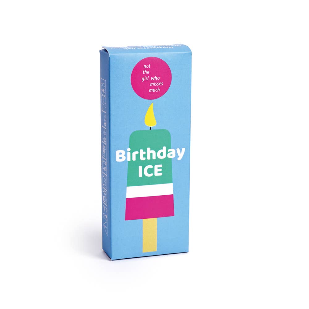 not the girl who misses much - Feest kaars verjaardag ijs