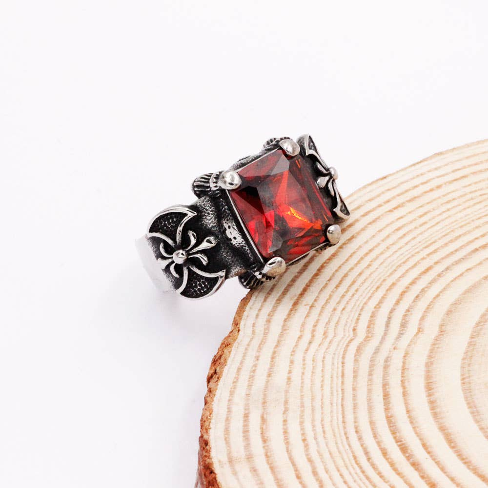 Awaken - Red Gem Ring-A-394: 11