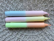 Dippy pastel candles