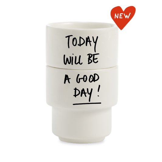 helen b - Egg cup good day (set of 2)
