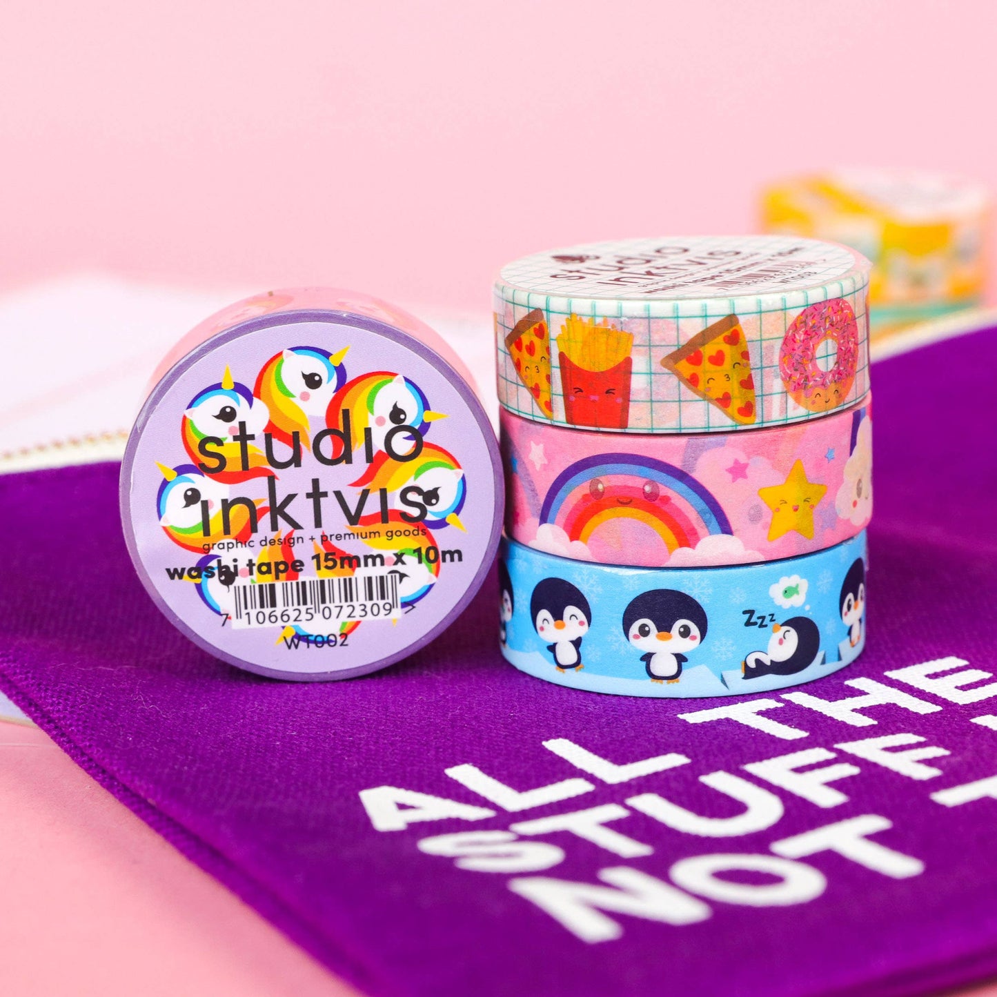 Studio Inktvis B.V. - Washi tape met wolk en regenboog