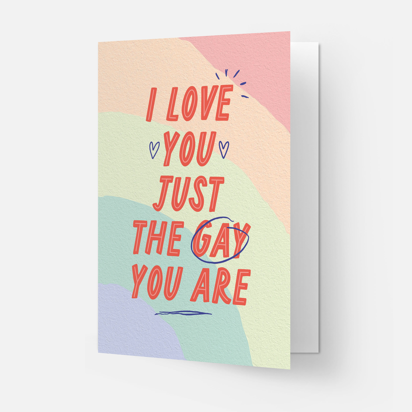 Kaart Blanche - Gay you are - wenskaart: Enkelzijdig