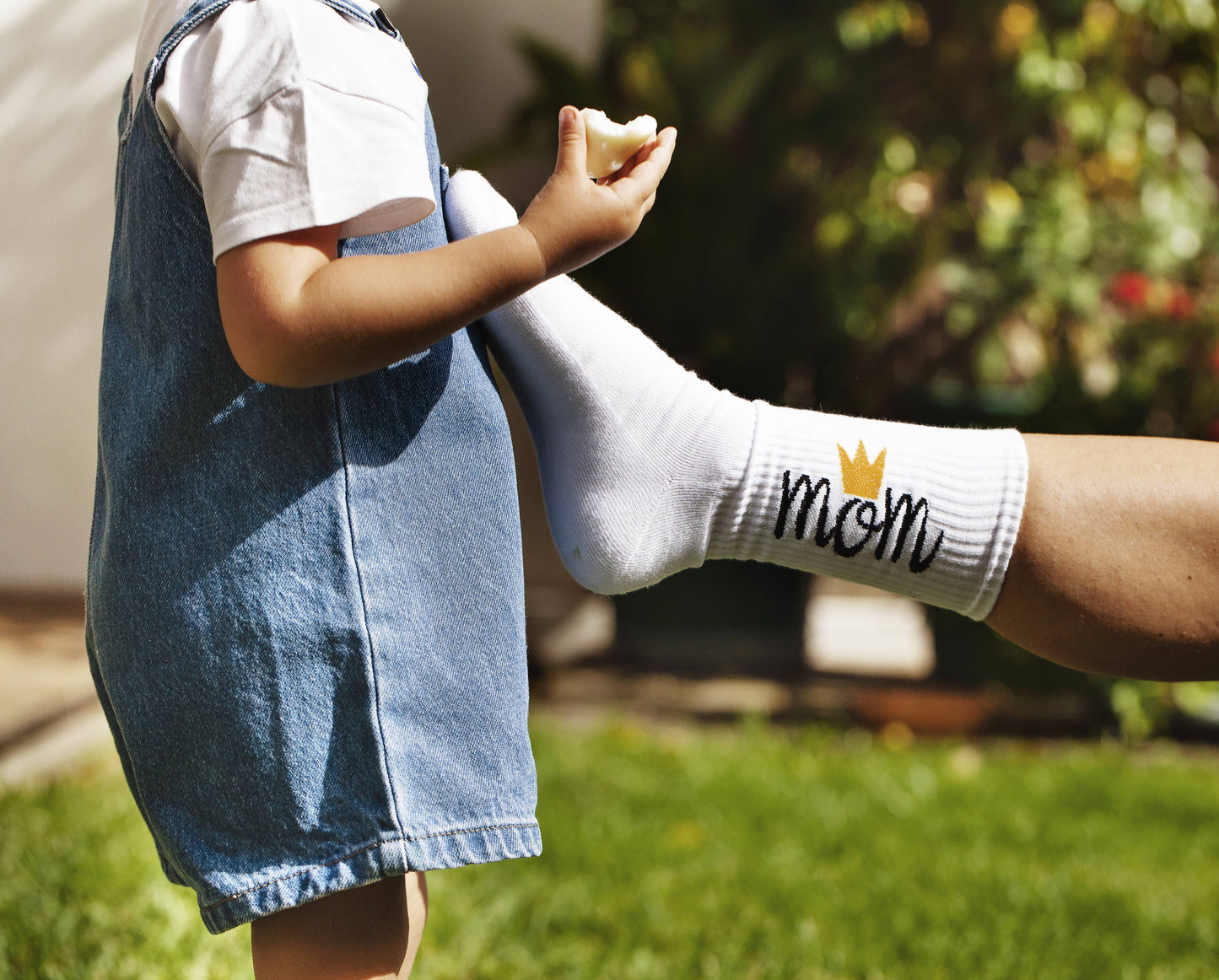 PEGADA SOCKS - Sportsokken met 'Mom' borduring - superzacht en comfortabel