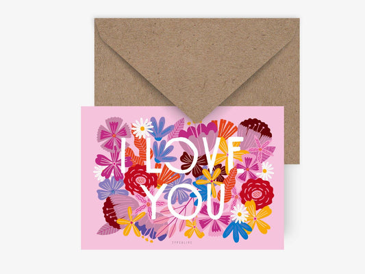 typealive - Postkaart/Bloomy Love