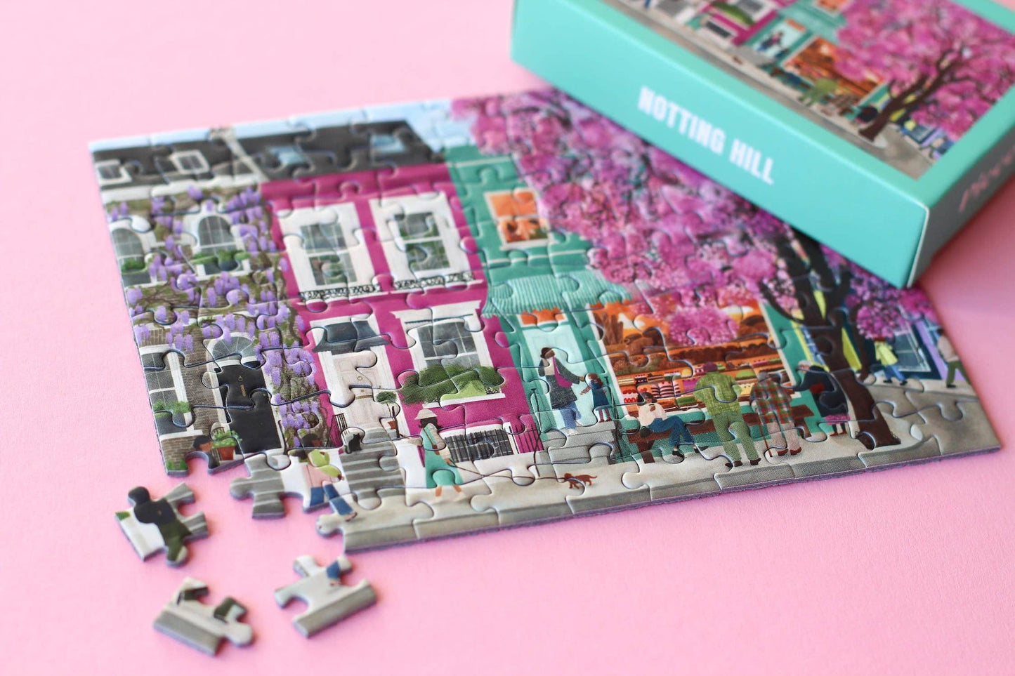 Piecely Puzzles - Mini-puzzel Notting Hill, 99 stukjes