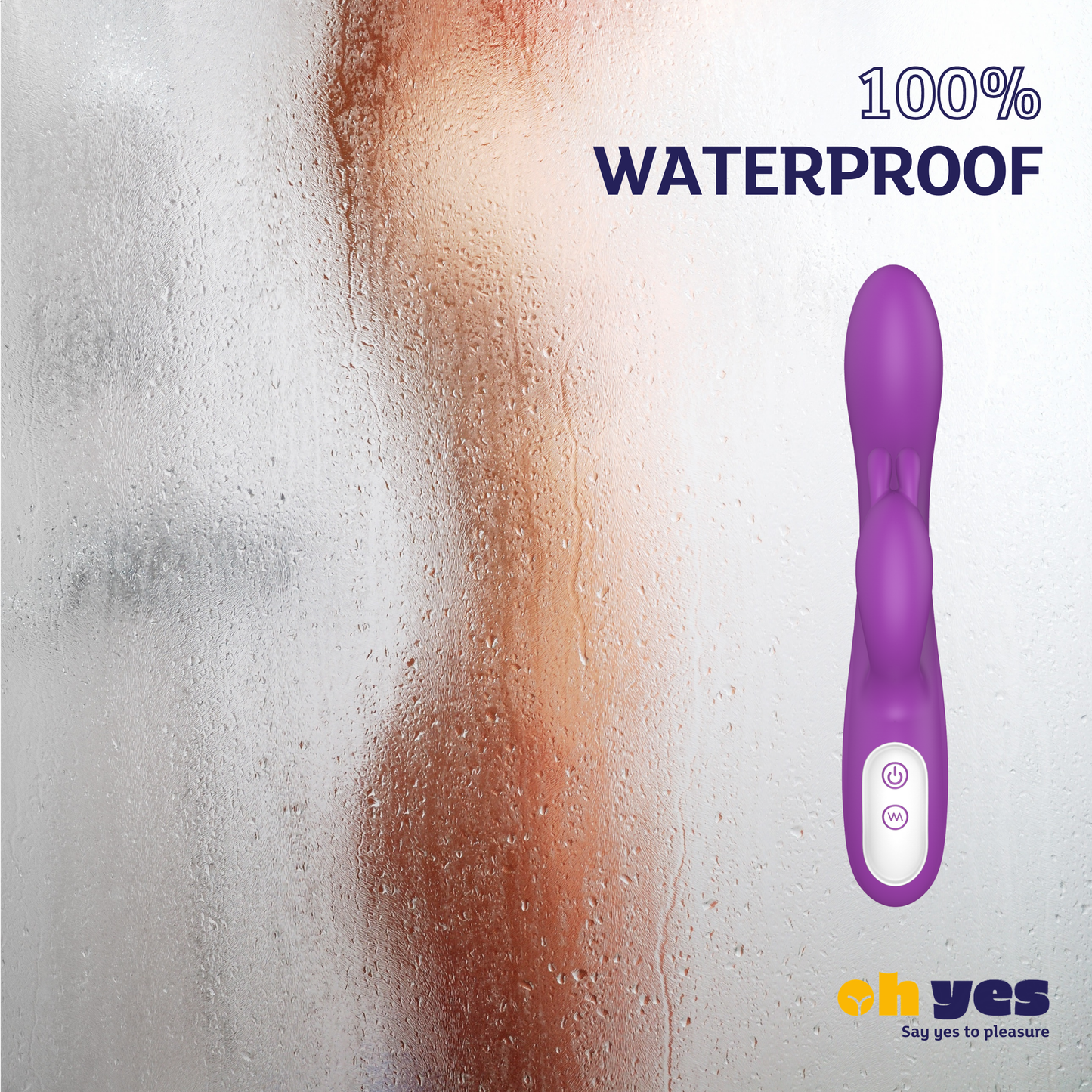 ohyes - Verwarmende Rabbit Vibrator: Paars