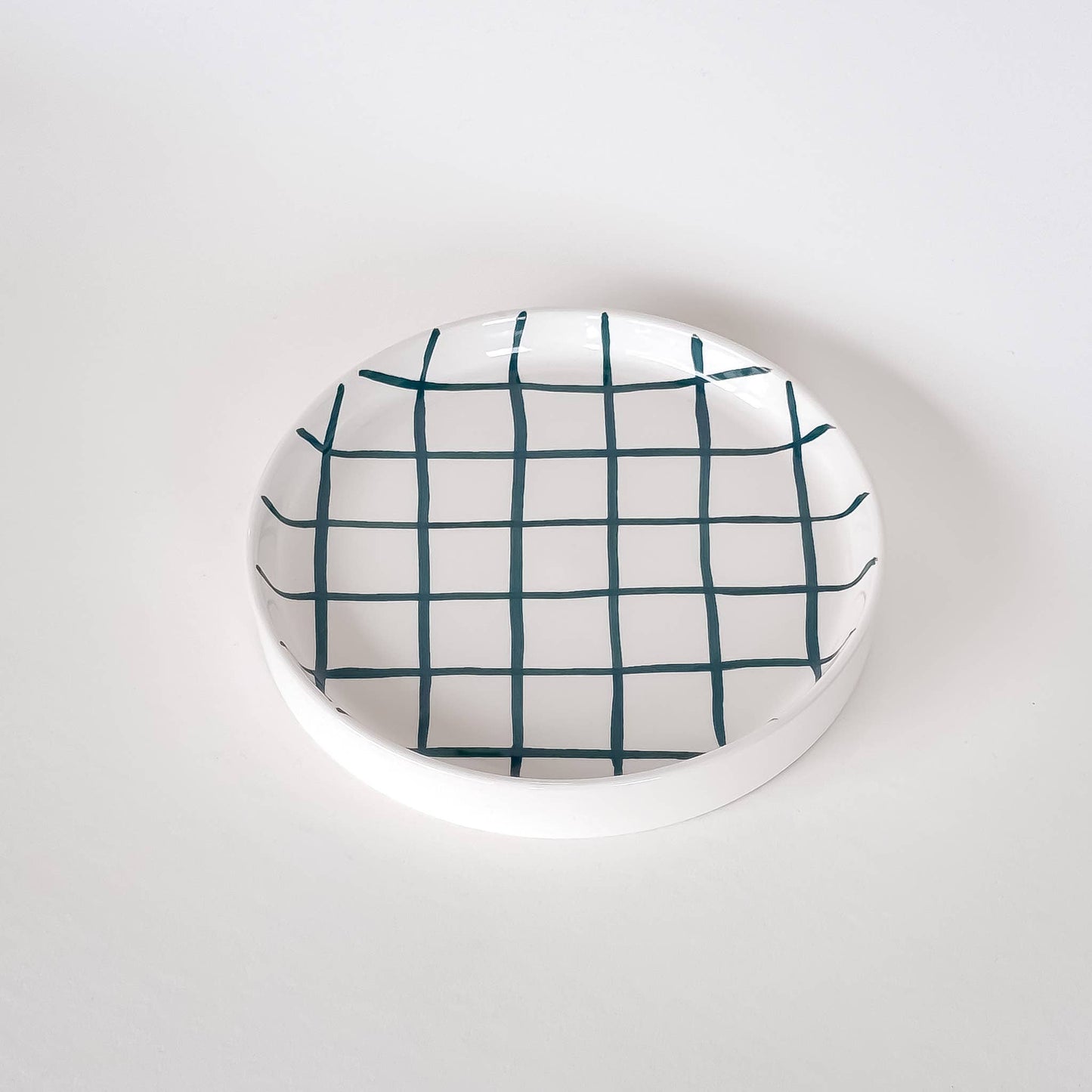 Magazin Minori - Teller klein Grid - zacht groen