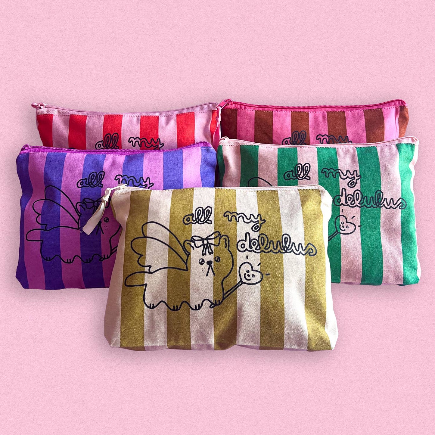 Jenne Grassmann - Accessoiretas Al mijn delulu's: Roze & blauw
