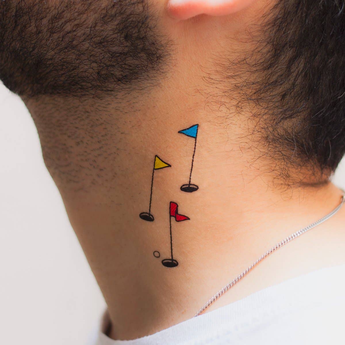 Tattoonie - GOLF tijdelijke tattoo (set van 2)