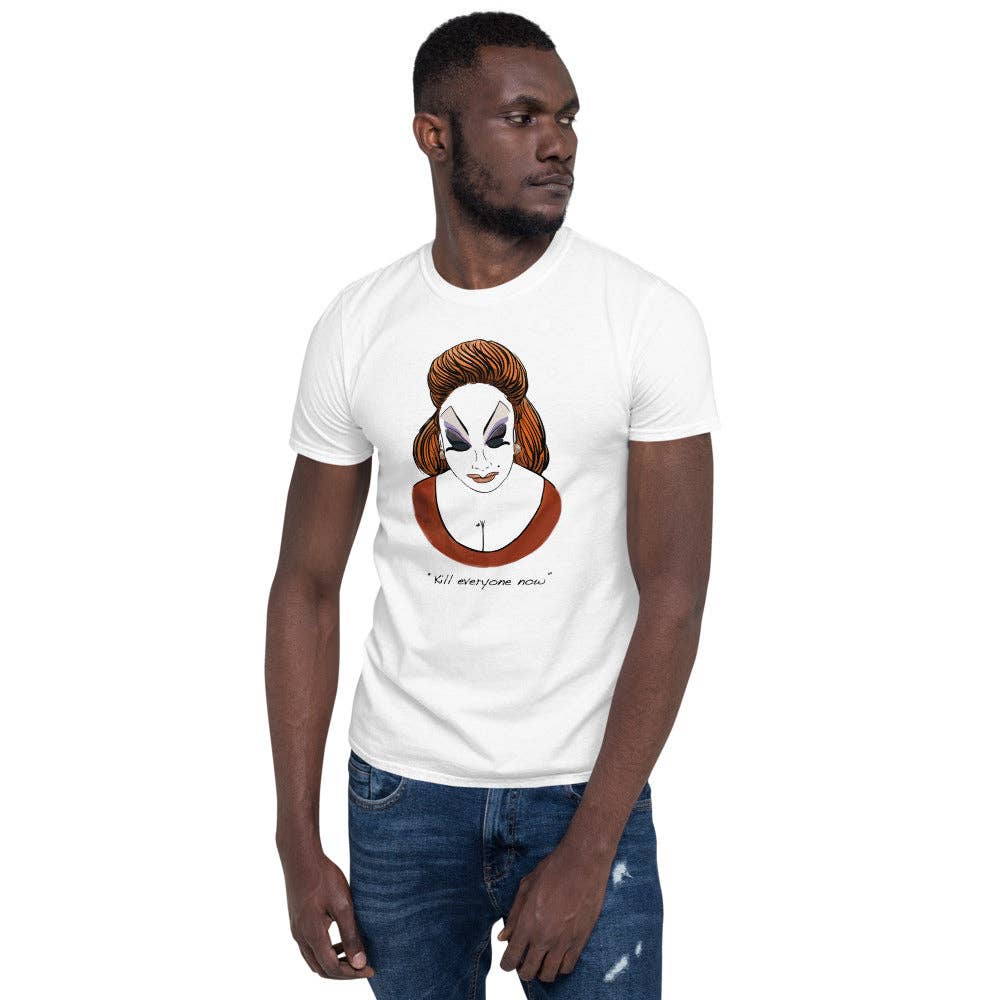 El loco del Pelo Rizo - T-shirt voor heren, Divine.: M
