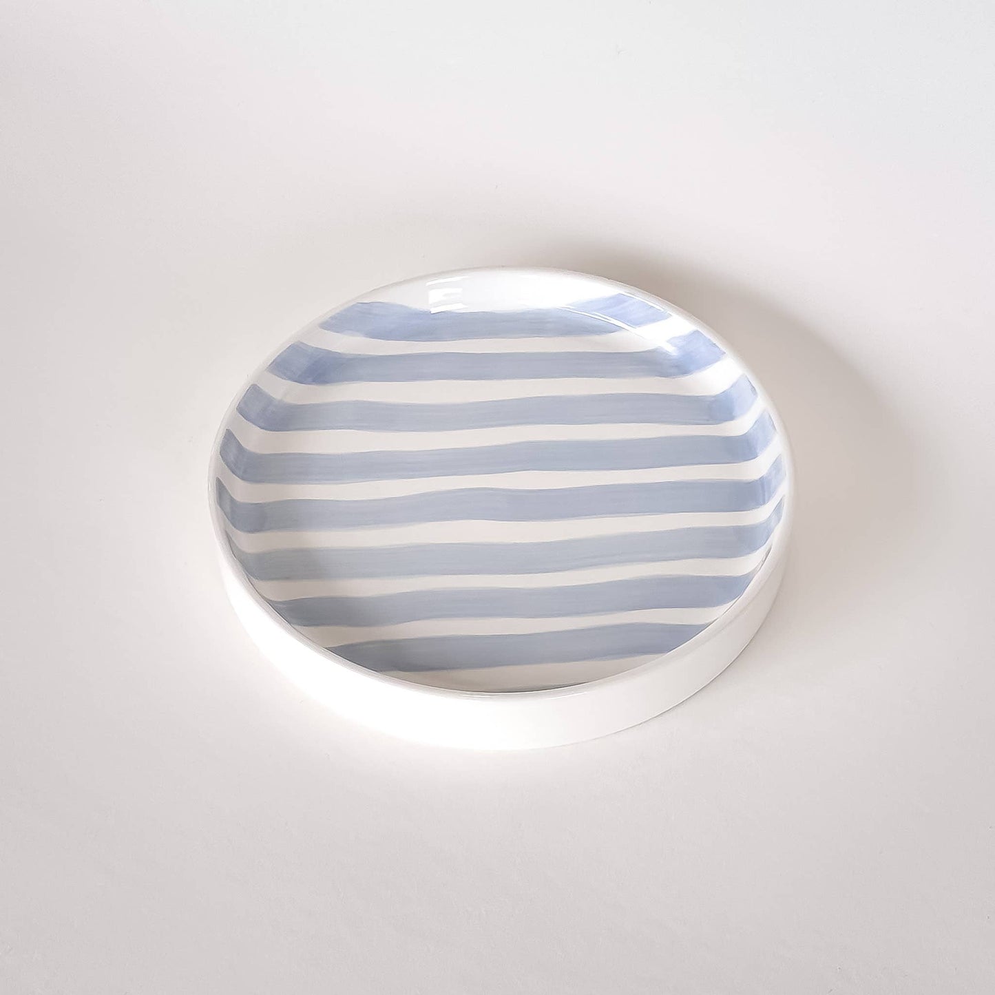 Magazin Minori - Teller klein Stripes - morning azzurro