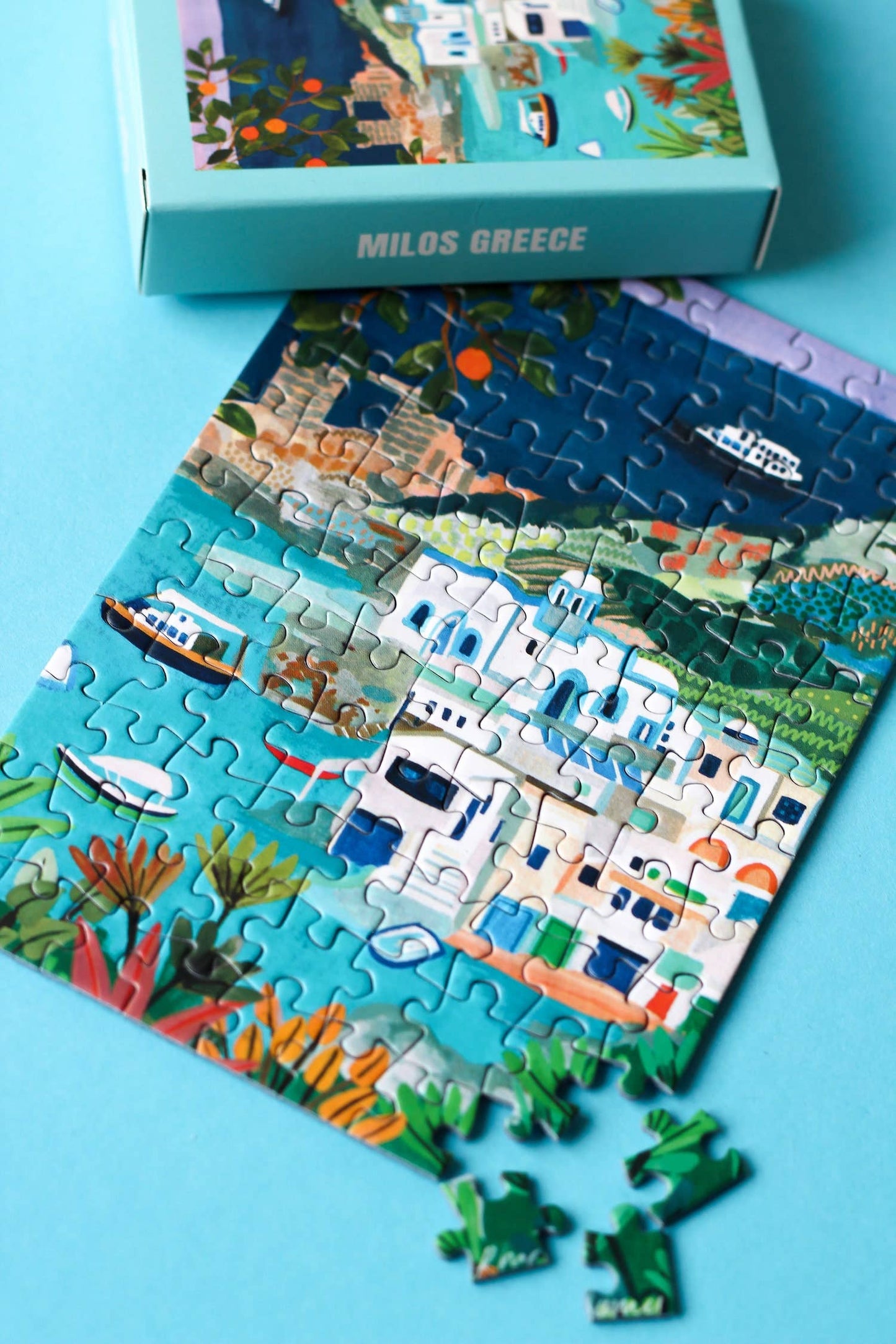 Piecely Puzzles - Milos Griekenland mini-puzzel, 99 stukjes