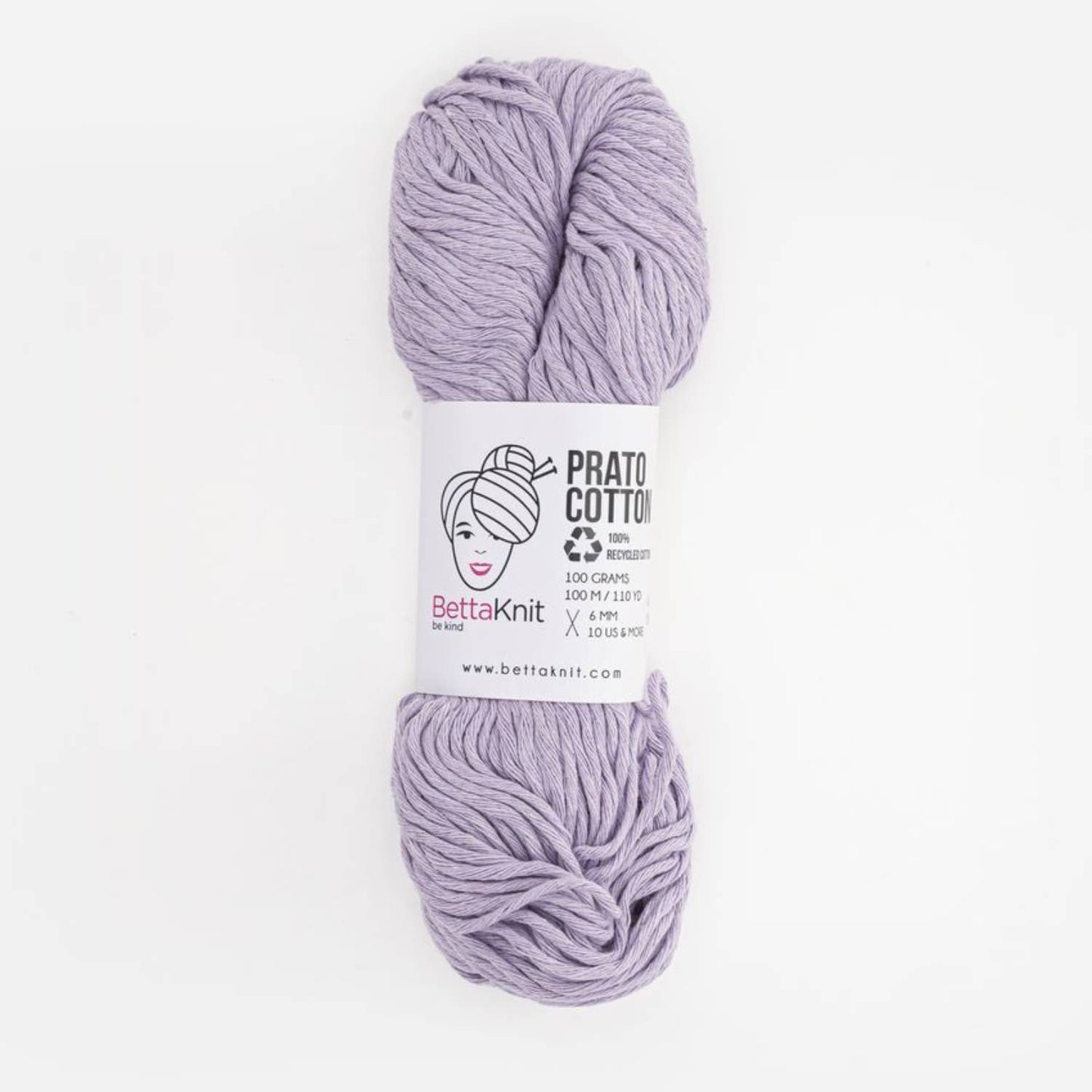 BettaKnit - Prato Cotton, katoengaren verkregen uit gerecycled afval: Roos