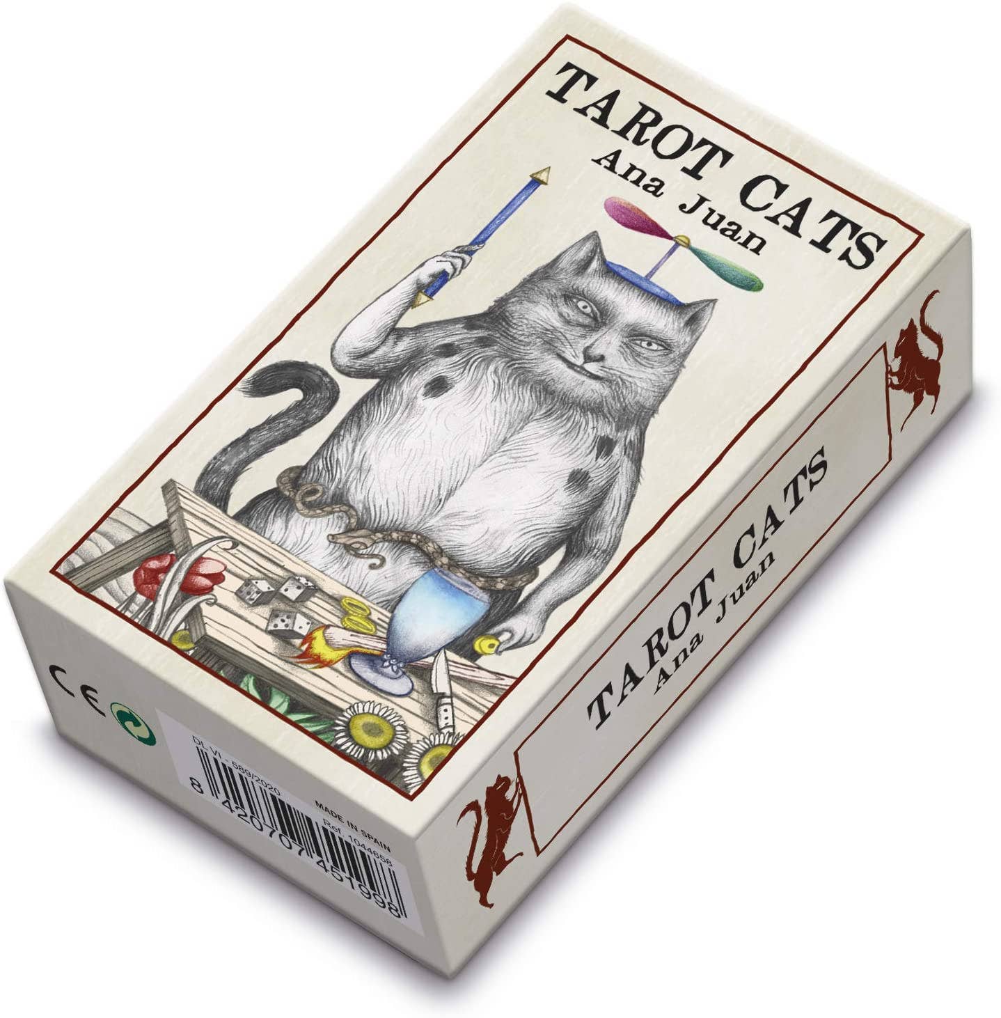 Cardshouse - Tarotkaarten van katten door Ana Juan