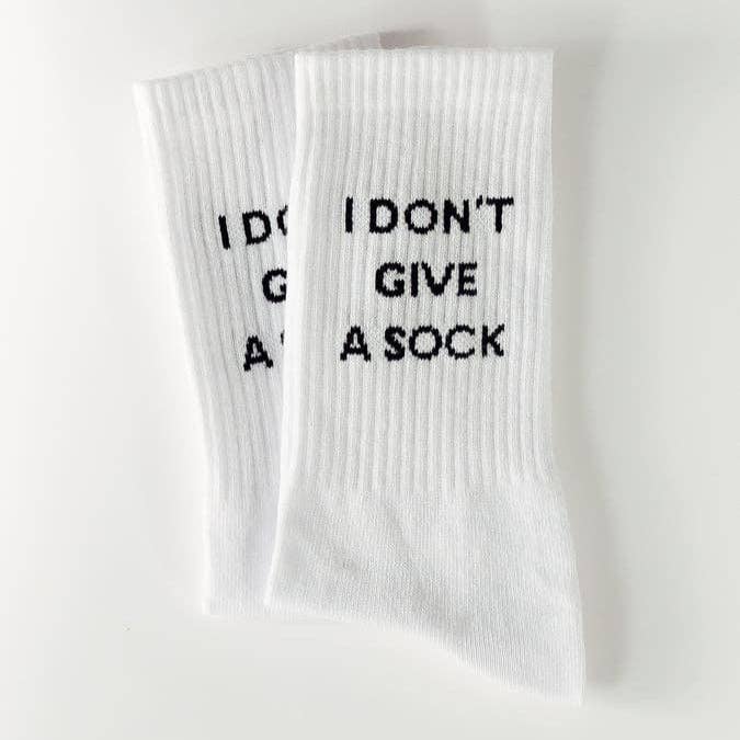 arrel - responsible apparel - I don't give a sock statement sokken: 43-46