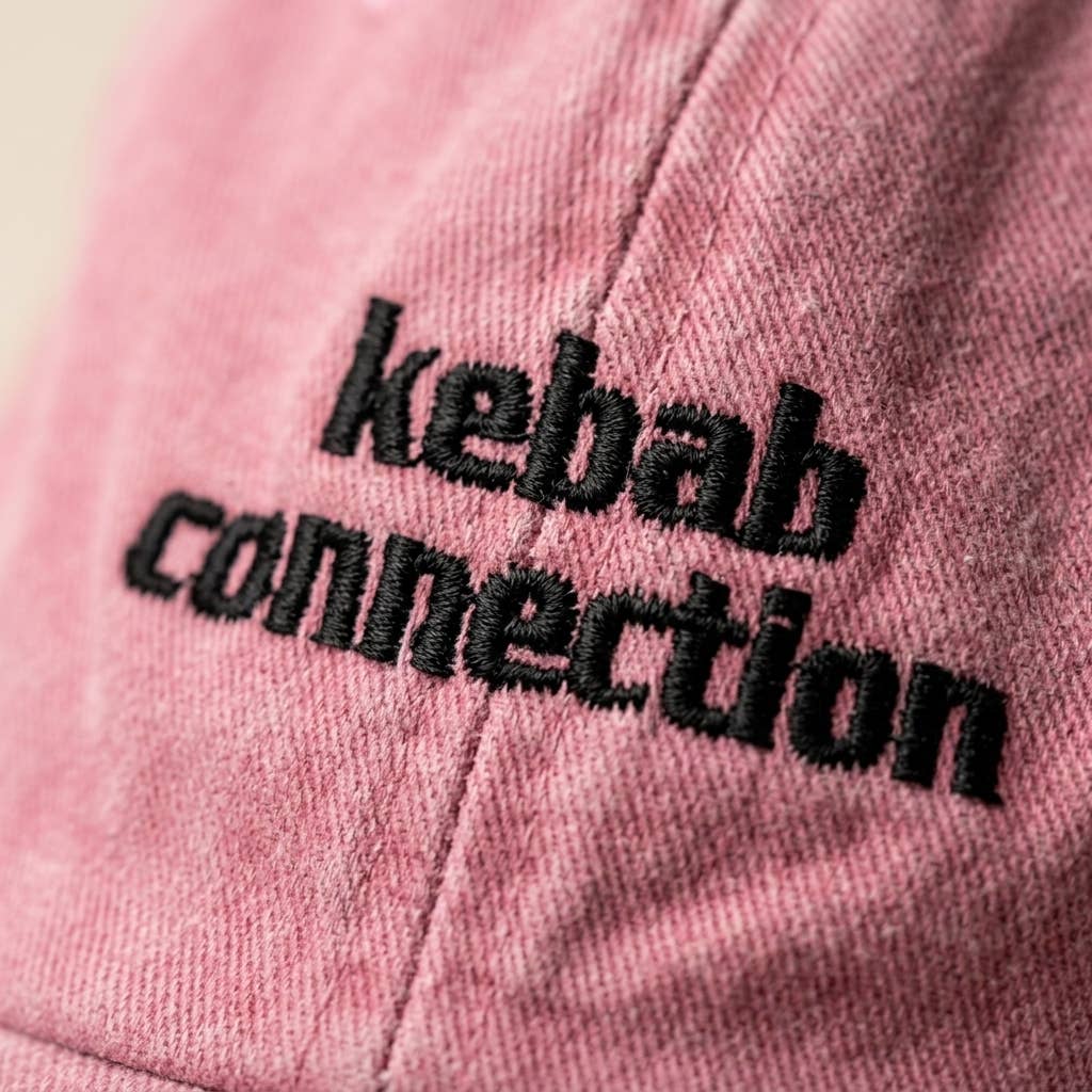 Grasshopper - Kebab Connection Geborduurde Pet: Pink