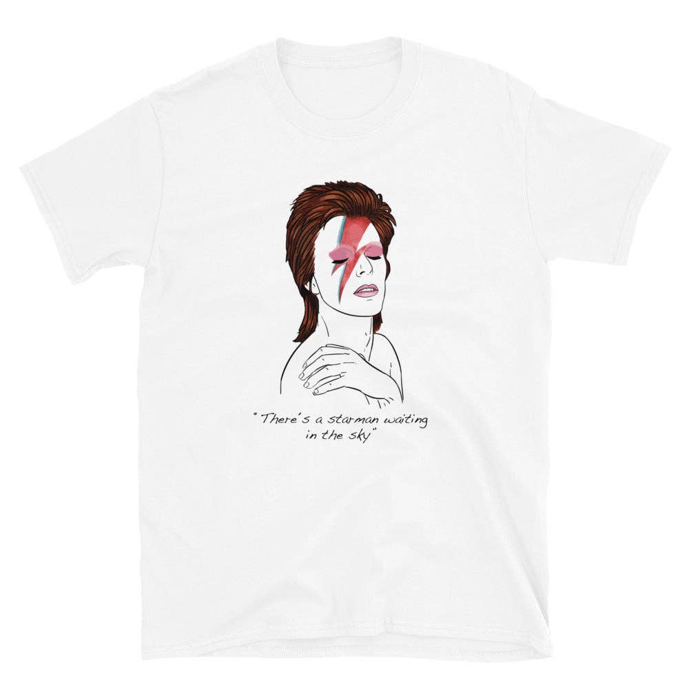 El loco del Pelo Rizo - Unisex t-shirt Bowie: S