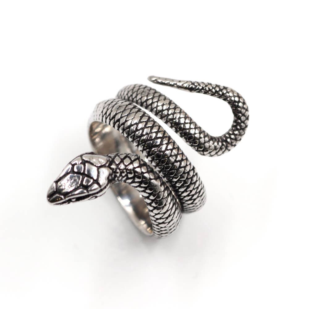Awaken - Vintage slang ring A-456: Staal / 9