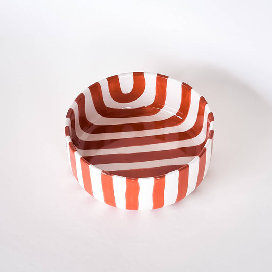 Magazin Minori - Schaal Stripes - cotto oranje