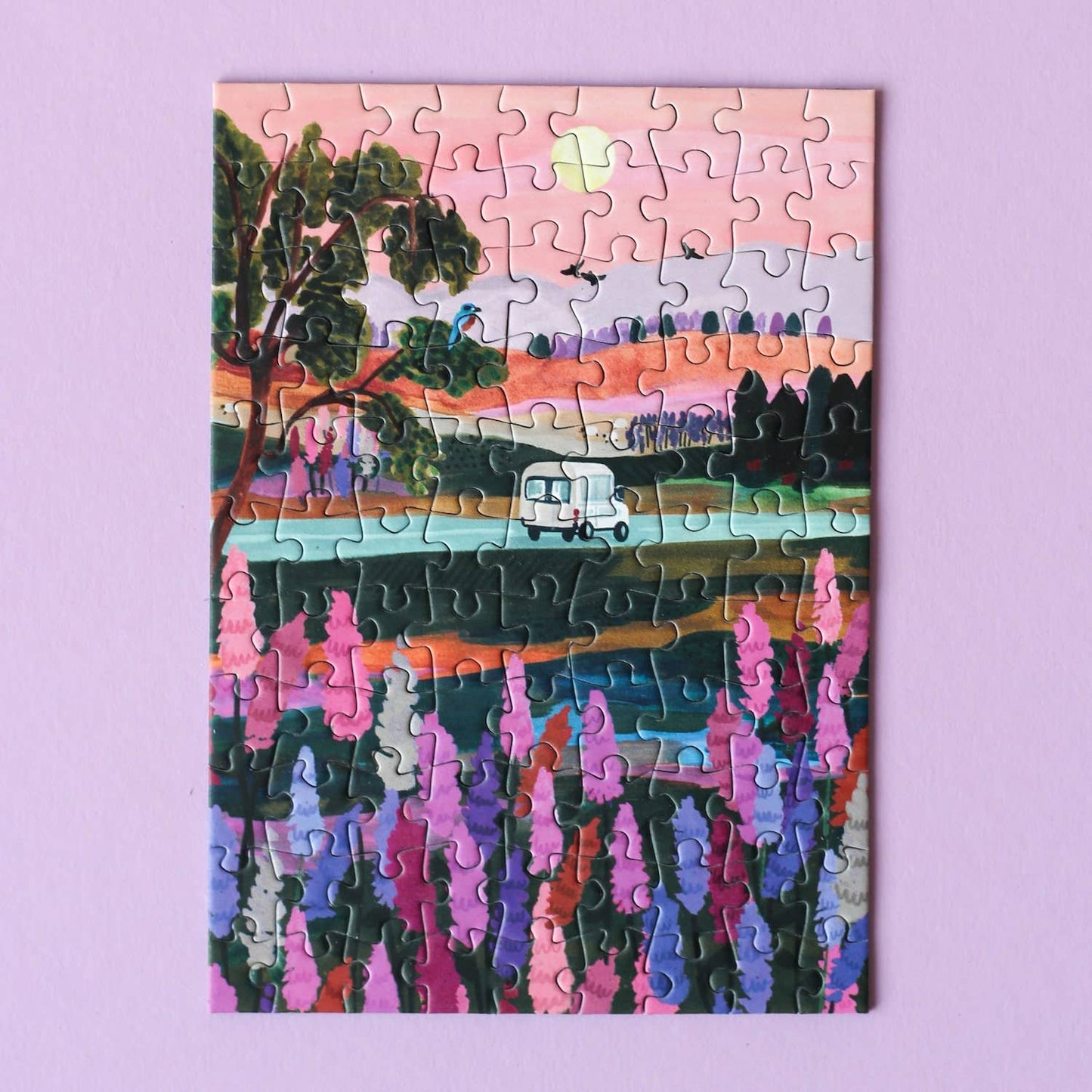 Piecely Puzzles - Van Life minipuzzel, 99 stukjes