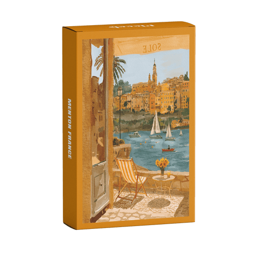 Piecely Puzzles - Mini-puzzel Menton, Frankrijk, 99 stukjes
