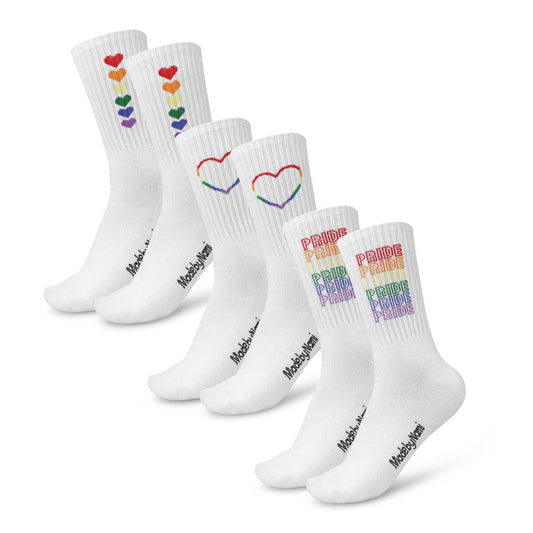 Made By Nami - 3-pack sokken | Regenboog: 41-45
