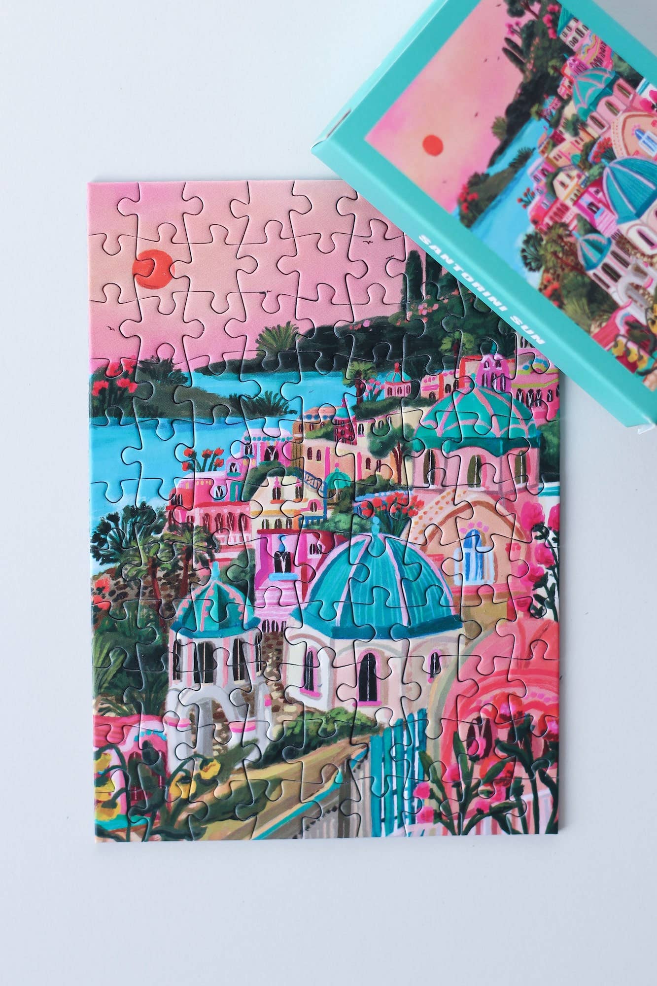Piecely Puzzles - Santorini Sun mini-puzzel, 99 stukjes