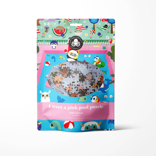Studio Inktvis B.V. - Legpuzzel Pink Pool 1000 stukjes